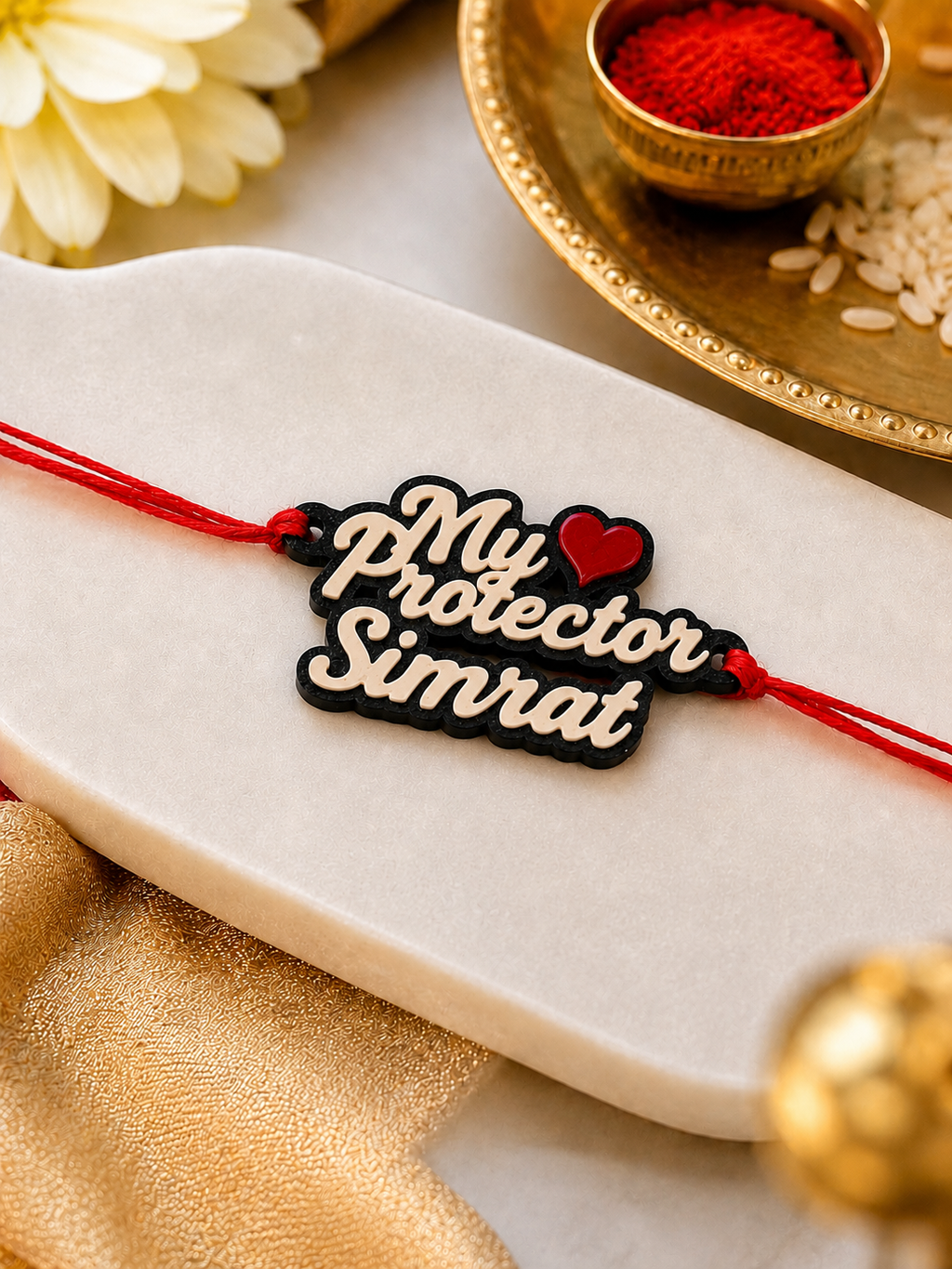 Custom Name Rakhi – Personalized Raksha Bandhan Gift