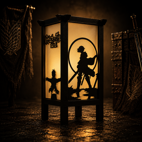 Attack on Titan Inspired Lamp - 3D Printed Collectible Light