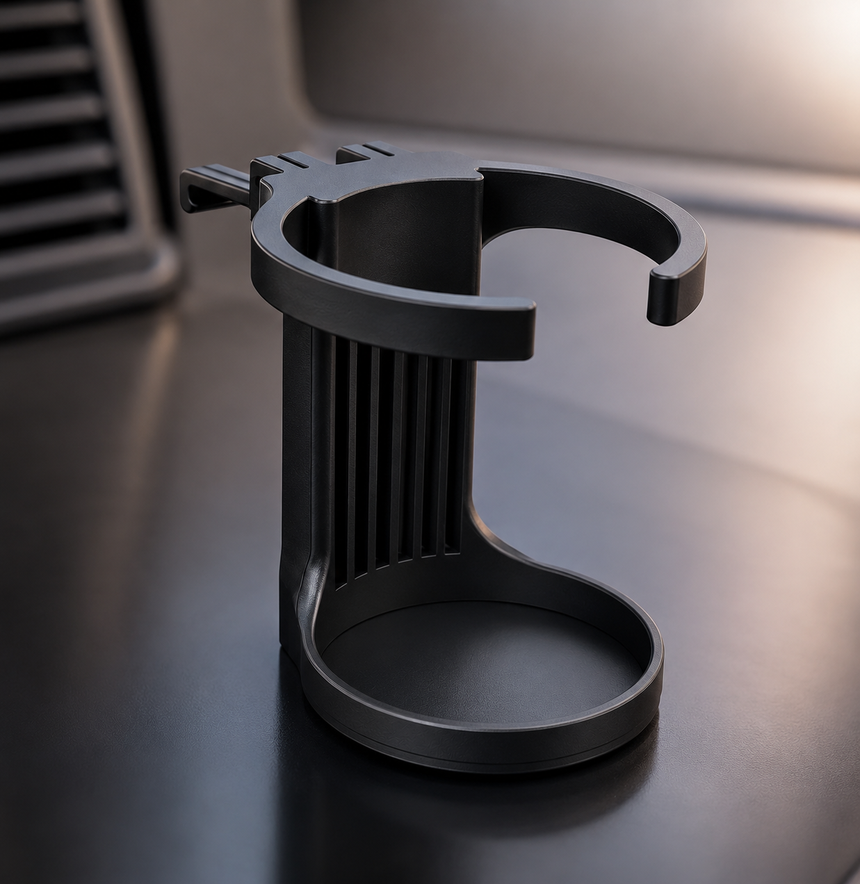 AC Vent Chiller – Car Cup Holder & Phone Mount, Keeps Drinks Cool