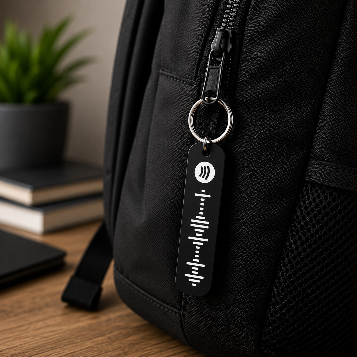 Personalized Spotify Code Keychain | Scan & Play Your Favorite Song