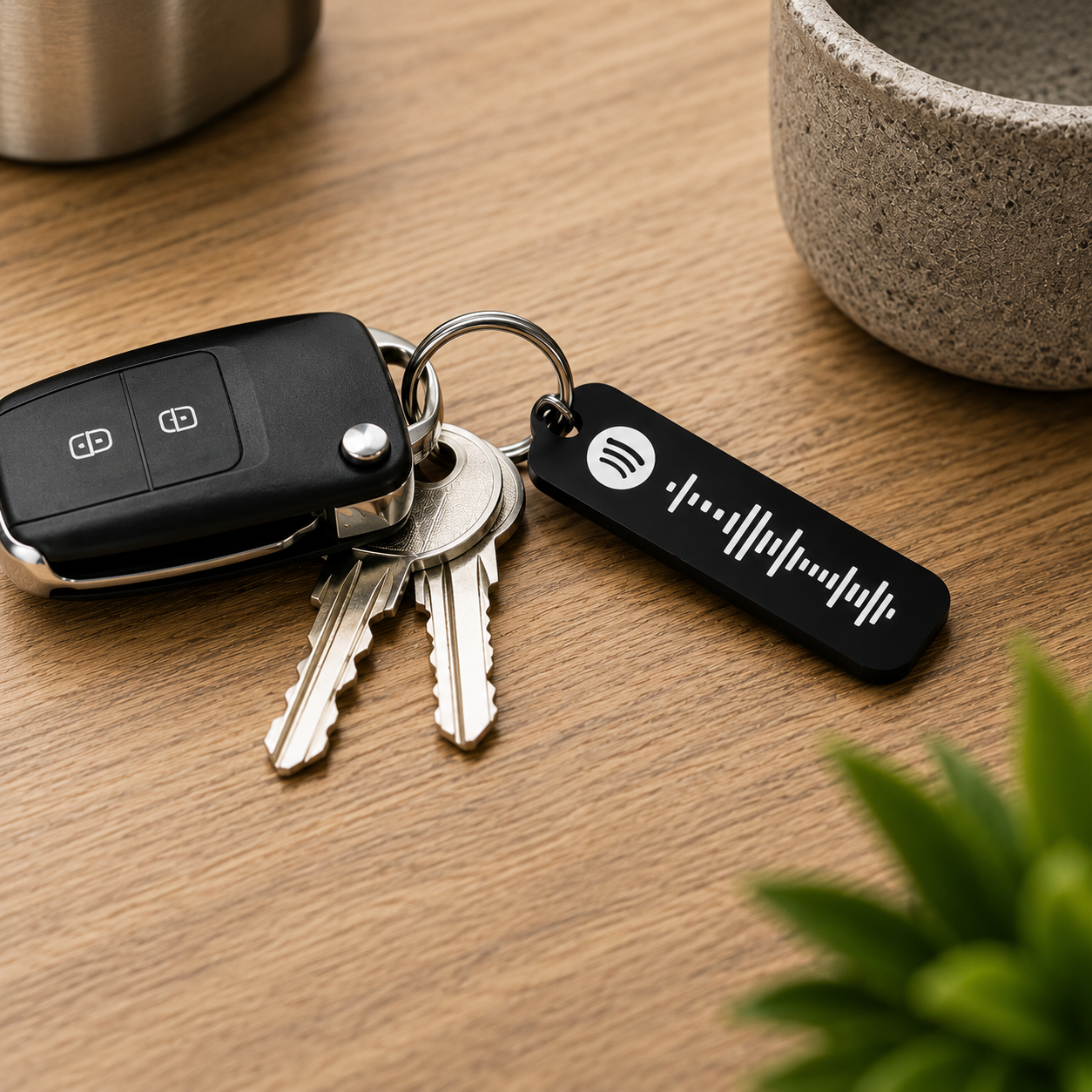 Personalized Spotify Code Keychain | Scan & Play Your Favorite Song