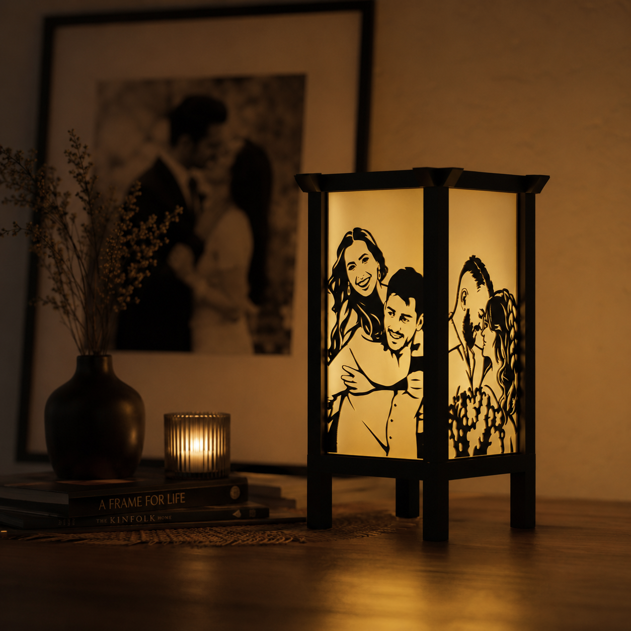 Personalized Handcrafted Lamp - Custom Design 3D Printed